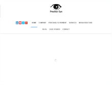 Tablet Screenshot of practiceeye.com